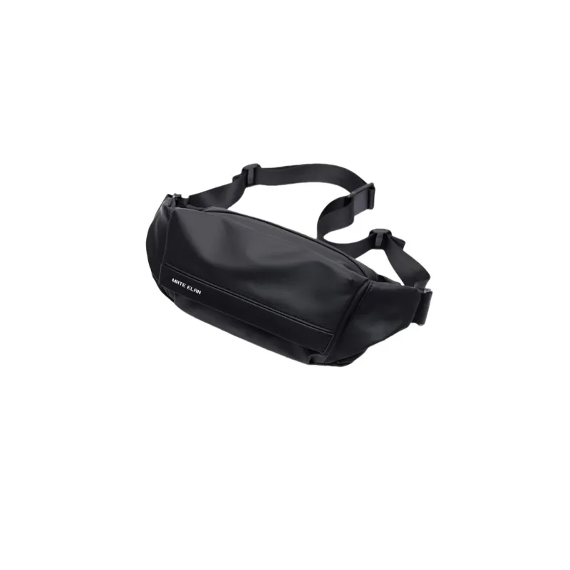 PULUWIRR PVC Fanny Pack Men's Black-1