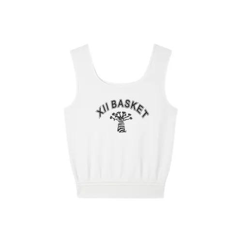 XII BASKET Tank Tops Women's Snow White