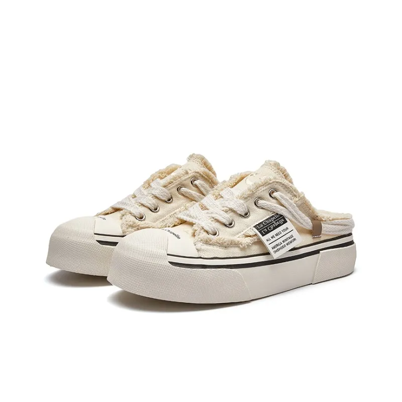 La Chapelle Lightweight And Breathable Low Top Canvas Shoes Women's-12