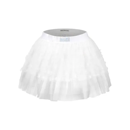 MARDI MERCREDI Casual Short Skirts Women's White