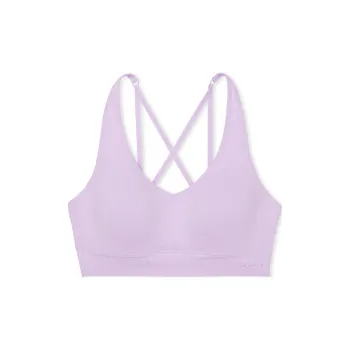 Victoria's Secret PINK SEAMLESS AIR MEDIUM-IMPACT SPORTS BRA/Purple Bra Women's Purple