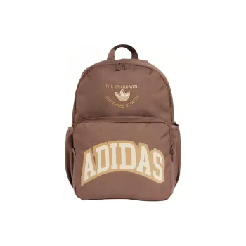 Adidas Originals Recycled Material Polyester Backpack Regular Unisex Brown
