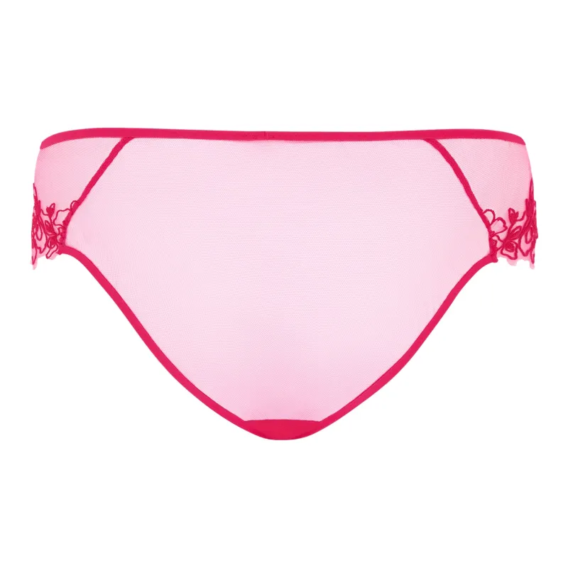 Agent Provocateur Lindie Floral-embroidered Tulle Briefs-2