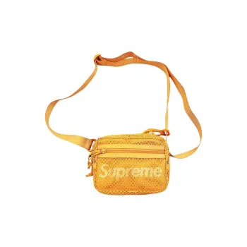 Supreme Spring/Summer 2020 Collection Mesh Cell Phone Pouch Shoulder Bag Crossbody Bag Regular Unisex Yellow