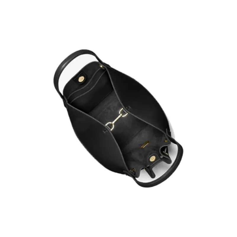 MICHAEL KORS Artificial Leather Tote Bag, Shopping Bag, Basket Bag, Bucket Bag, Handbag Tubas Women's Black-1