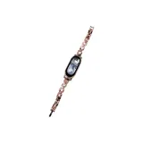Woven Texture X Design Strap-Rose Gold