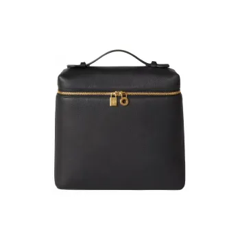 Loro Piana ExtraPocket Leather Backpack Women's Black