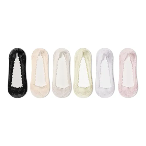 Primeet No Show Socks Women's 6 Pack