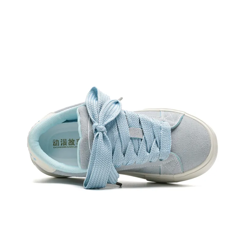 Anime Story Slip Resistant, Lightweight, And Breathable Low Top Skateboard Shoes Women's-6
