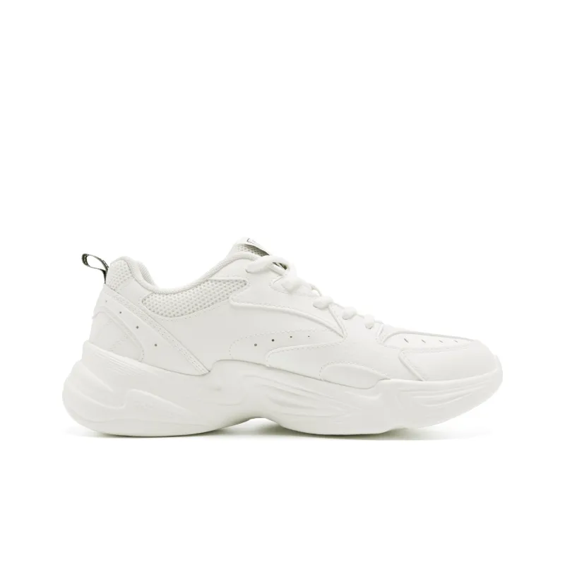 QIAODAN Anti Slip And Wear Resistant Lightweight Low Top Casual Shoes Women's Ivory Black-1