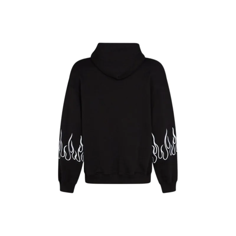 Vision Of Super Flame embroidered Cotton Hoodie-1