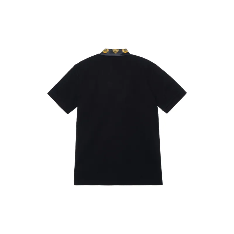VERSACE JEANS COUTURE SS22 Polo Shirt Men's Black-1