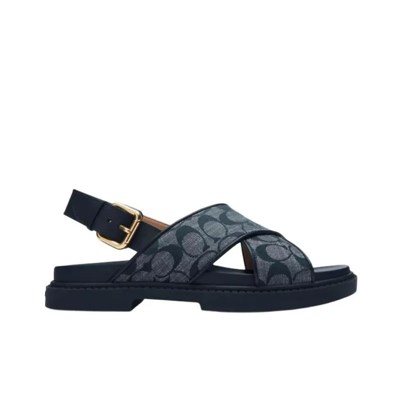 COACH Strap Sandals Women's Blue-1