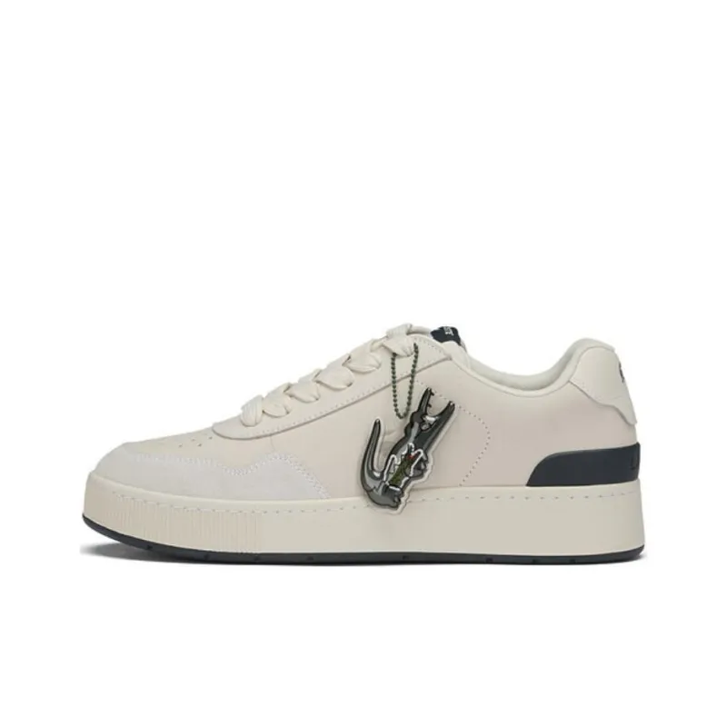 LACOSTE Low Top Skateboard Shoes Men's Beige-0