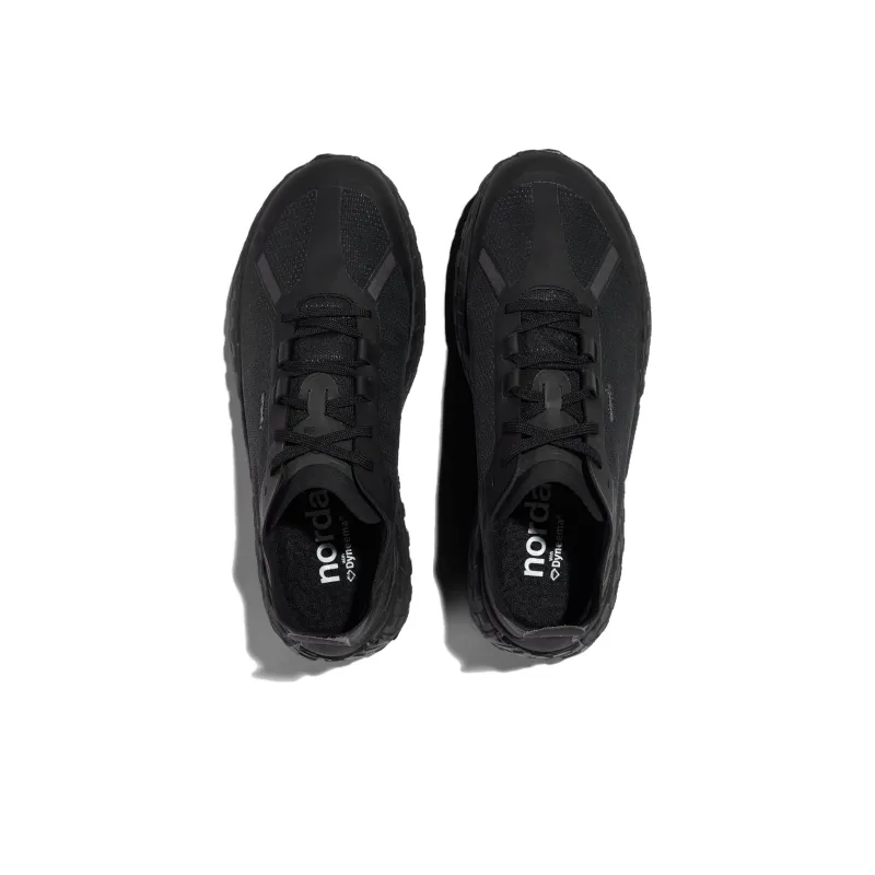NORDA 001 Anti Slip Wear Resistant Low Top Running Shoes Men's Black-1
