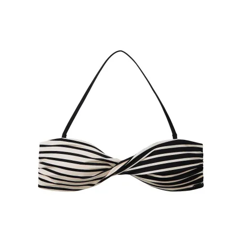 Victoria's Secret Bikinis Women's Black And White Stripes