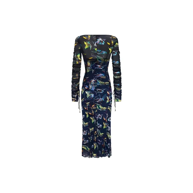DVF Diane Von Furstenberg Long-Sleeved Dresses Women's Multicolor-1