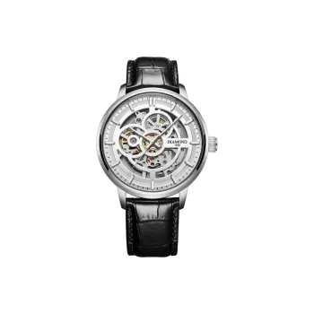 Diamond Automatic Mechanical Movement Men's Watches White Dial
