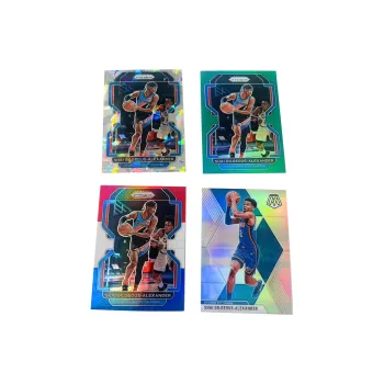 PANINI Thunder Shai Gilgeous Alexander Refringence Combination Basketball Card Product Access Sports Cards 4 Pcs