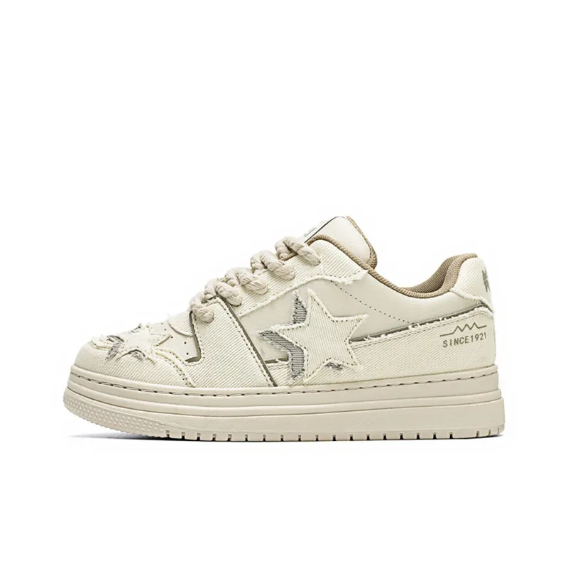 DOUBLE STAR 88 Coverage Wear-Resistant Low-Top Skateboard Shoes Unisex-6