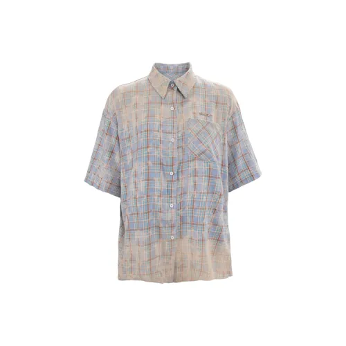 UNIFREE Shirts Women's Blue Check