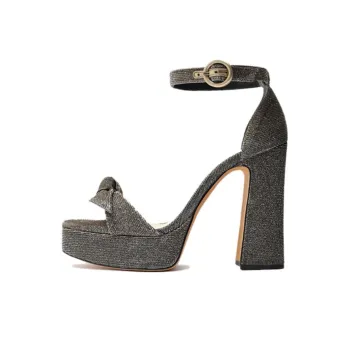 Alexandre Birman Clarita Strap Sandals 12cm Women's Gray