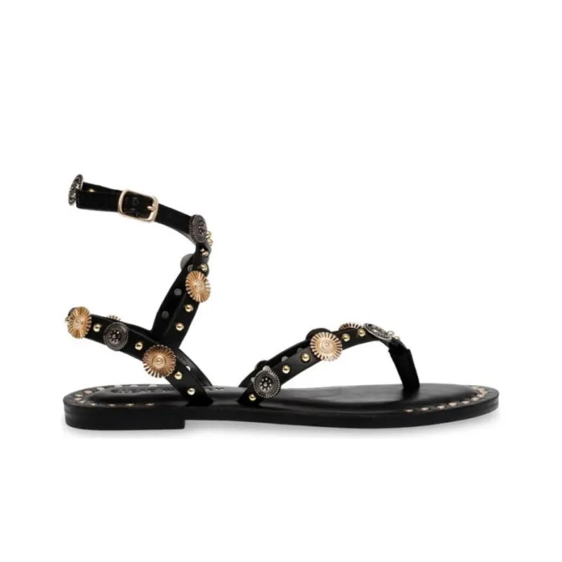 STEVE MADDEN Strap Sandals 0.8cm Women's Black-1