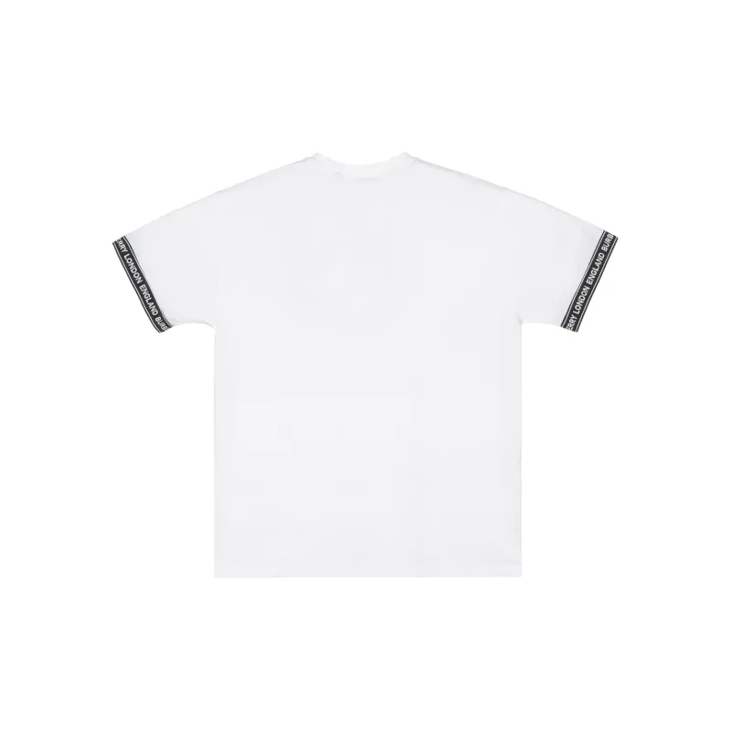 Burberry Oversized Teslow Taped Sleeve T shirt-1