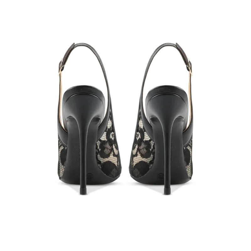Suyymakk Rubber Sole Cut Out Slip Resistant Wrap toe Slippers Women's Black-3