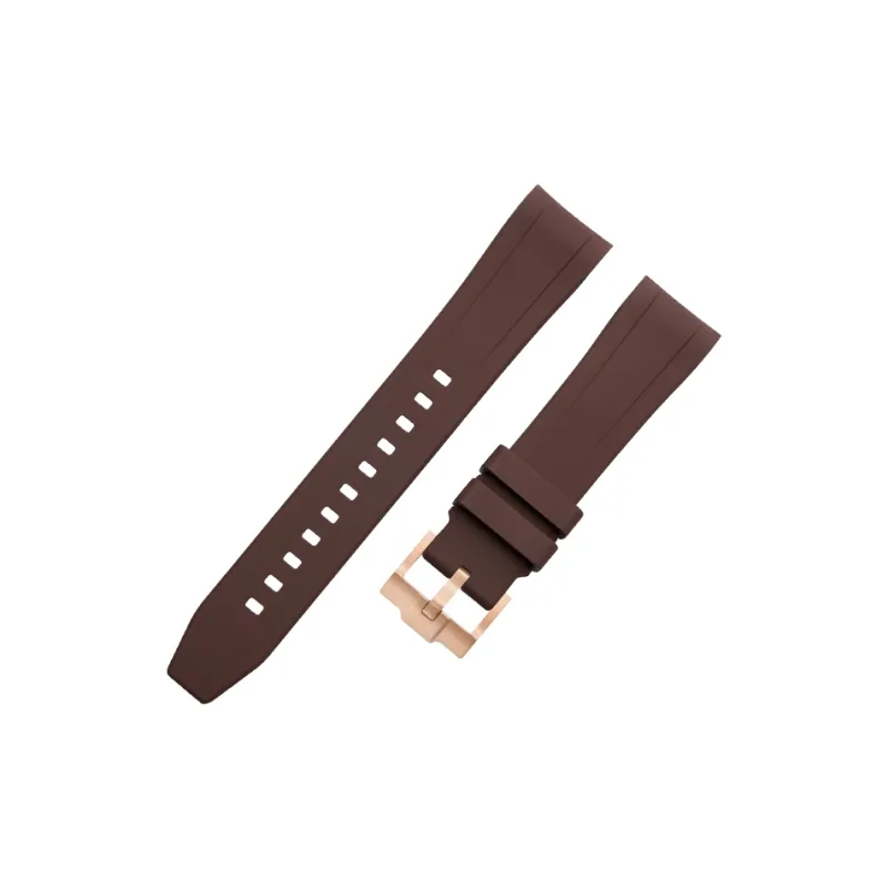 VAGENARI Rubber Strap Compatibility With Rolex New Arrival Ditan 126505 Pin Buckle Style Watch Band Unisex-7