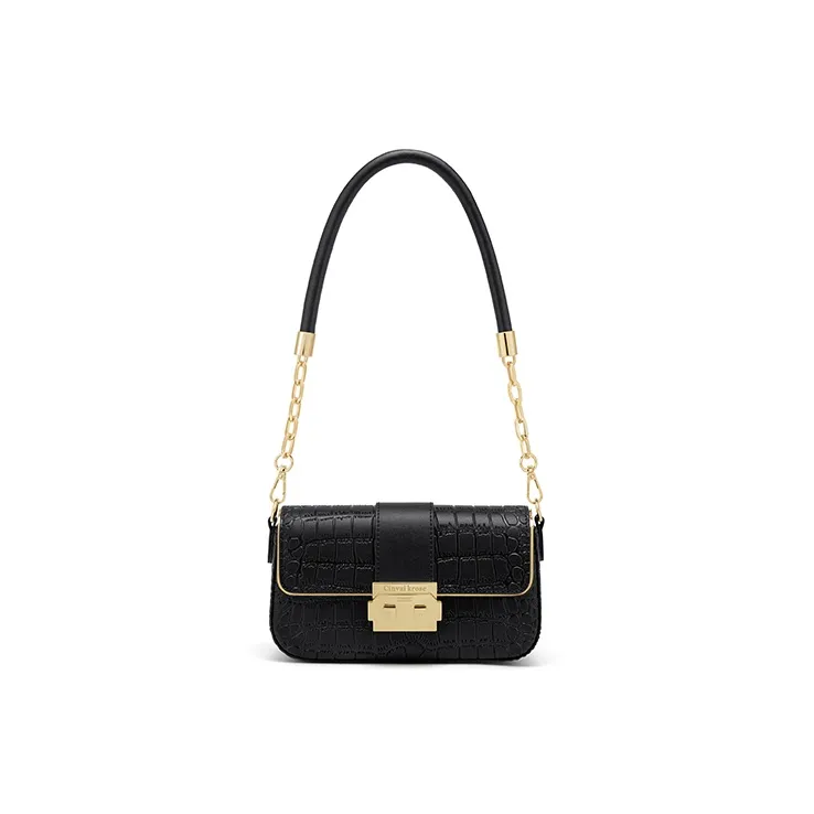 Simvay Clos Cow Leather With Synthetic Leather Shoulder Bag Small Square Bag Shoulder Bag Small Size Women's-14