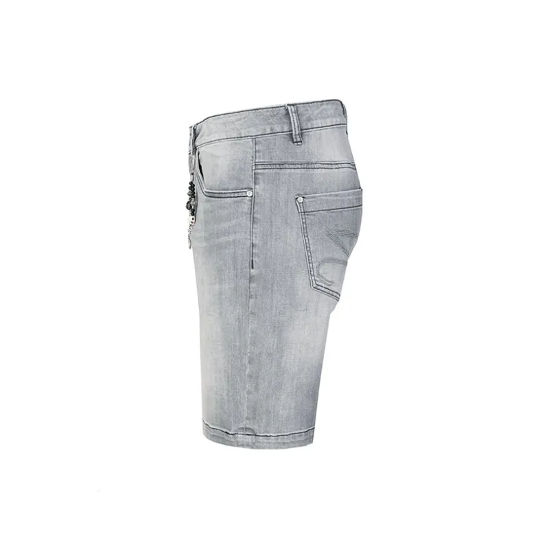 DAVID NAMAN Casual Shorts Men Gray-2