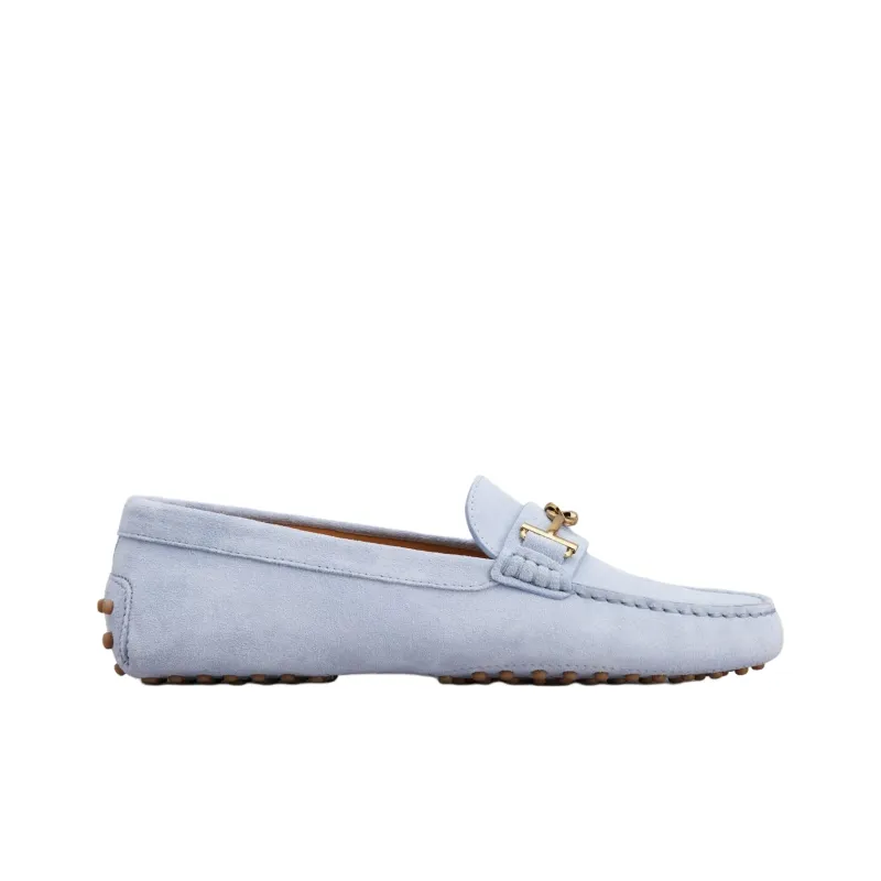 TOD'S Gommino Loafers Women's Light Blue-1