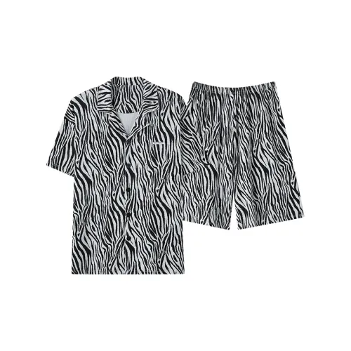 MIIOW Pajama Set Men's Zebra Print