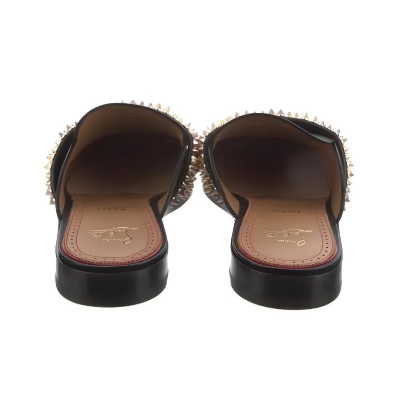 CL Closed Toe Slippers Men's Black-3