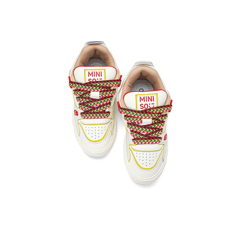 MINISO Skateboard Shoes Unisex Neon Yellow-3