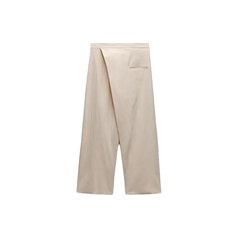 ZARA Casual Pants Women's Raw White-1