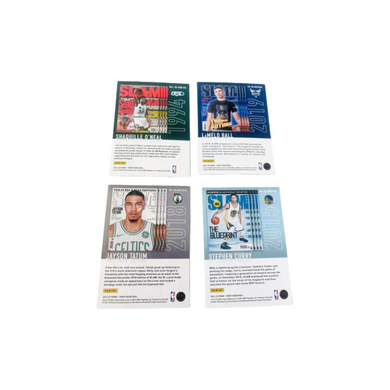 PANINI Curry O'Neal Tatum Ball 21 22 Magazine Tecard 4 Piece Combination Player Card Product Access Sports Cards 4 Pcs-1