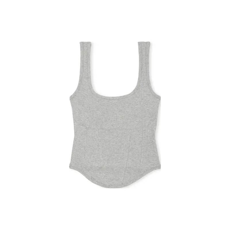 Victoria's Secret PINK BRALETTES & BRA TOPS THE CINCHED CORSET/HC Bra Women's Blend Charcoal Gray-0