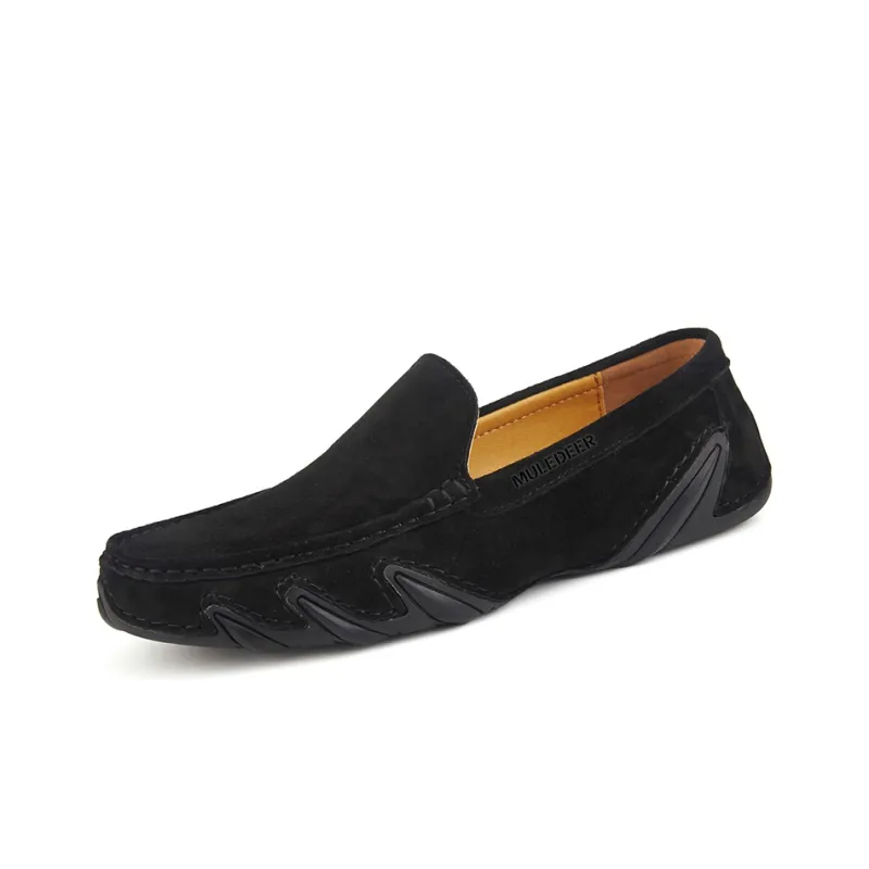 Black tailed Deer Gommino Loafers Men's-7