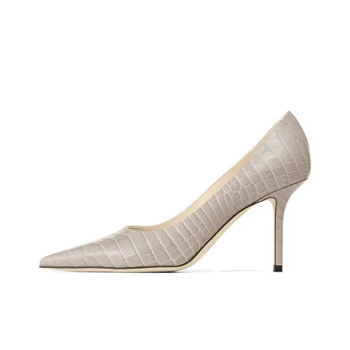 Jimmy Choo LOVE High Heels Women's Off White