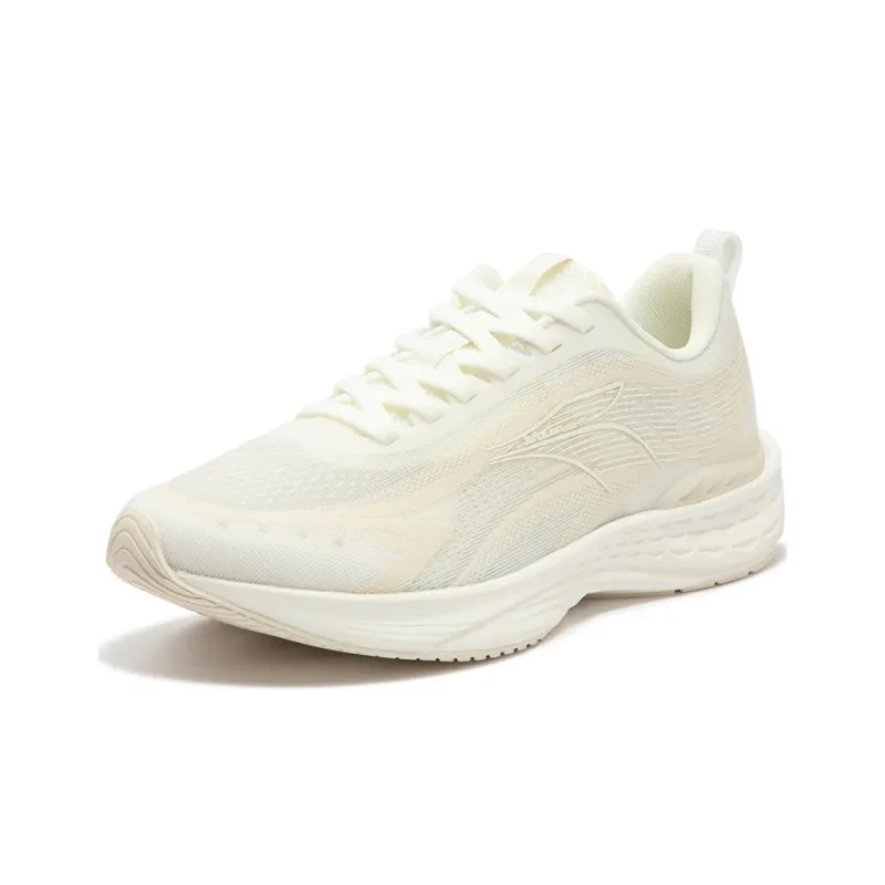361° Cushioning, Wear Resistant Low Top Sprint Running Shoes Women's Ecru-1