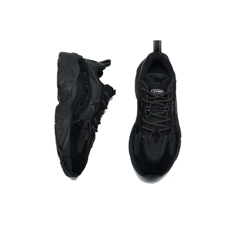 XTEP Surfing 2.0 Slip Resistant Low Top Casual Shoes Women's Black-3