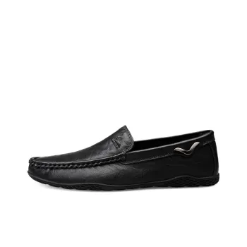 BECK Dress Shoes Men Low Top Brown, Black