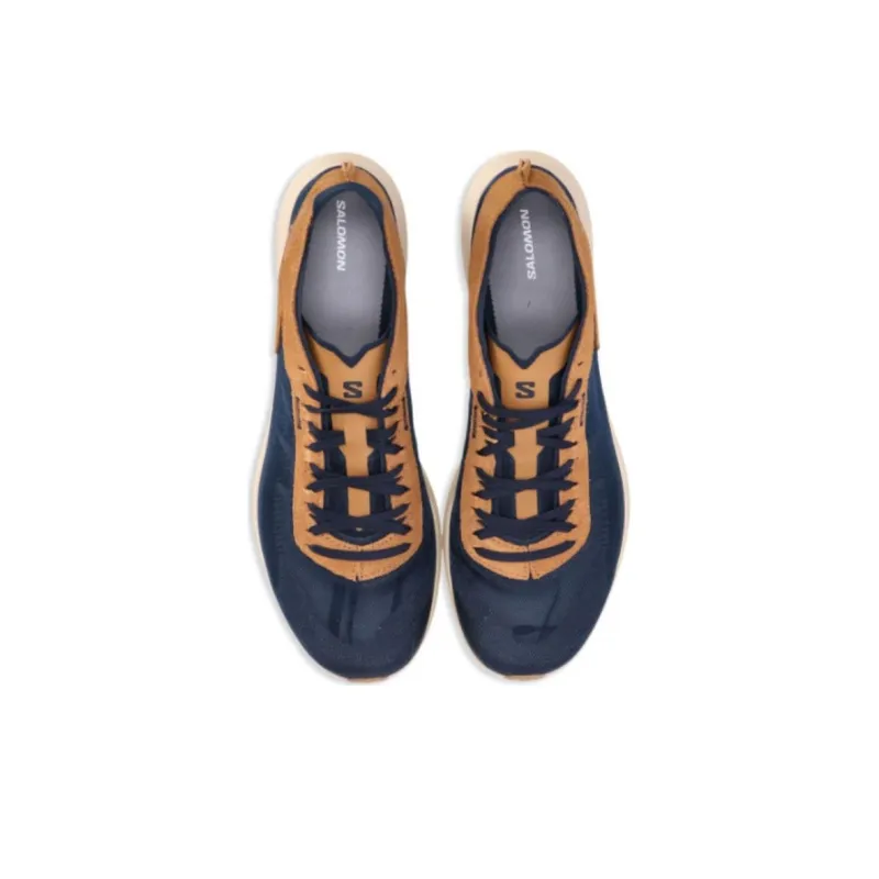 SALOMON Pulsar Prg Knit Anti-Slip Wear-Resistant Breathable Lightweight Low-Top Running Shoes Men's Dark Blue-2