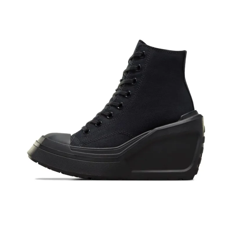 Chuck 70 De Luxe Women's Converse Wedge Platform High 'Triple Black' Women's-0