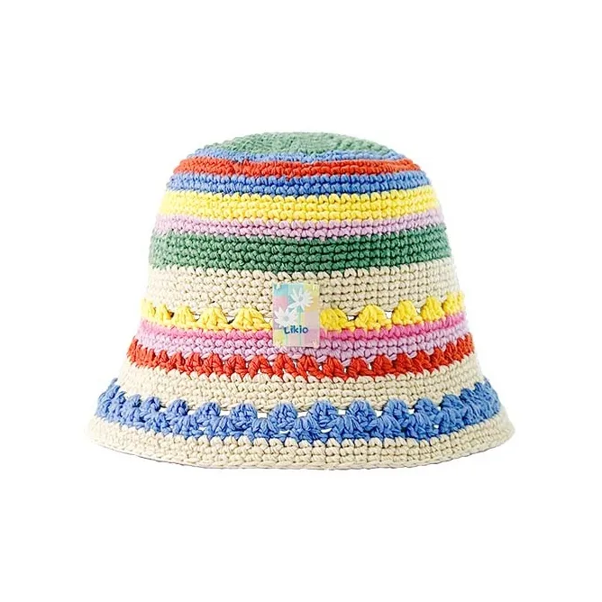 LIKIO Cotton Polyester Knitted Hat Women's-2