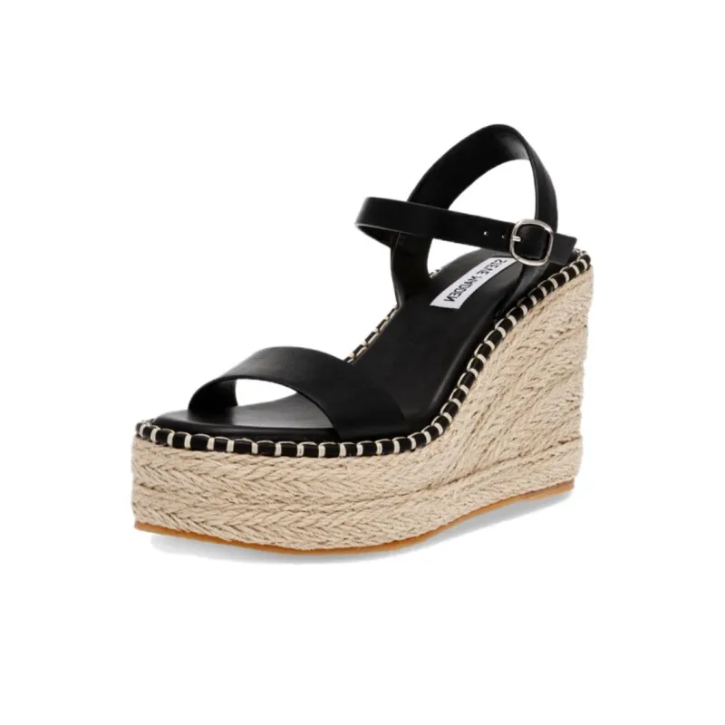 STEVE MADDEN Strap Sandals 9cm Women's Black-1