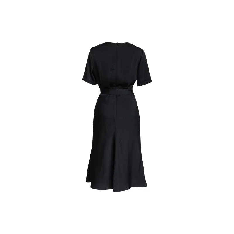 ROEYSHOUSE Short Sleeved Dress Women's Black-1