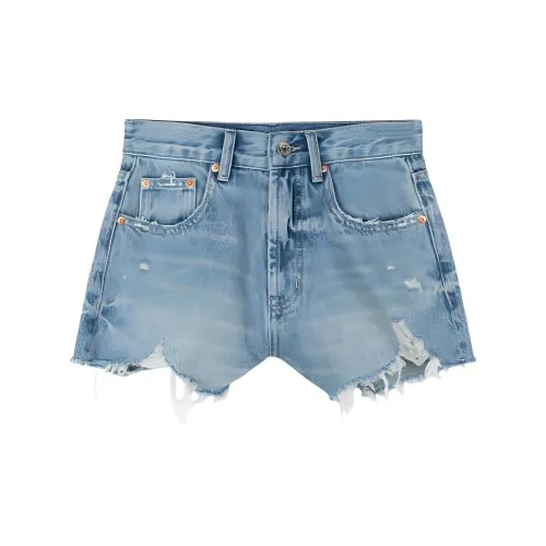 FORNI Denim Shorts Women's Washed Blue